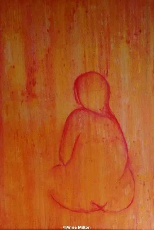 Melody in Red by Anne Milton, Fine artist